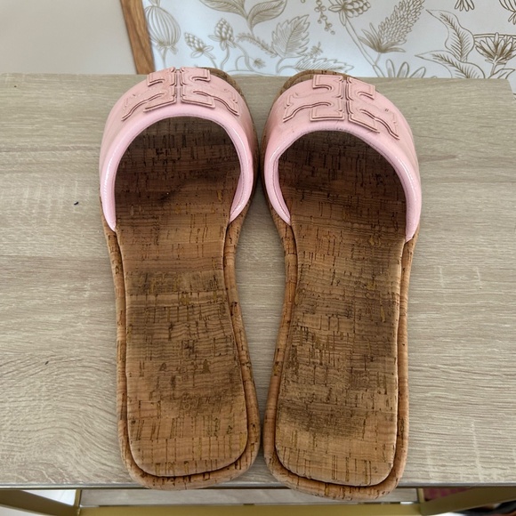 Tory Burch Double T Letter Sport Slide - Picture 4 of 7